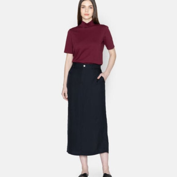 Grana Supima High Neck Tee - Picture 4 of 6